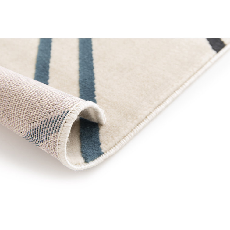 Ivy Bronx Paizlee Beige/Black/Blue Rug Wayfair.co.uk